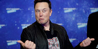 Das Foto zeigt den Tech-Unternehmer Elon Musk