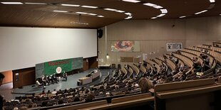 Gut besetzter Hörsaal der Uni Göttingen