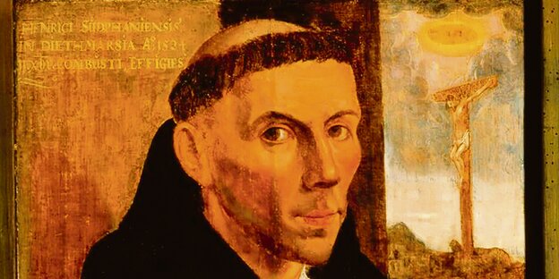 Ein Gemälde zeigt Heinrich Gelrie aus Zütphen