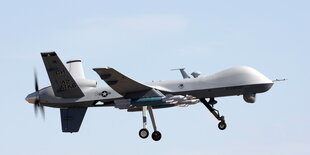 Eine amerikanische Drohne vom Typ MQ-9 Reaper