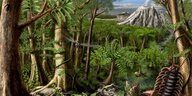Tropenwald vor 290 Millionen Jahren