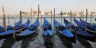 Gondeln in Venedig