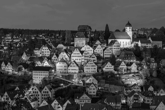 Altstadt in der Dunkelheit