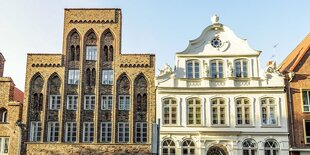 Fassade des Buddenbrook-Hauses in Lübeck