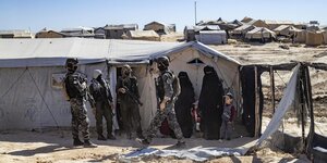 Das Camp Al Hol in Syrien