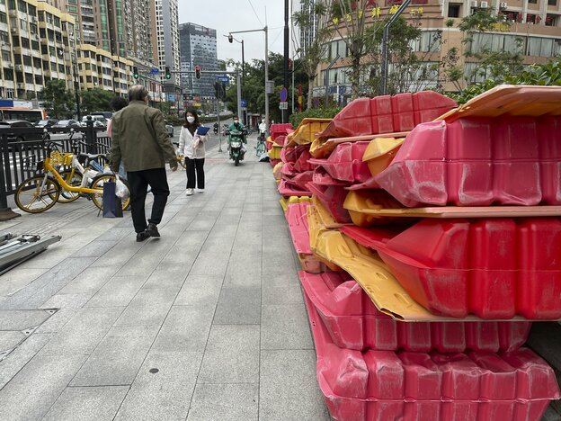 Street scene in China