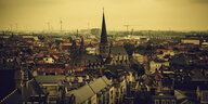 Blick auf die Stadt Gent