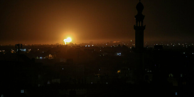 Explosion im Gaza
