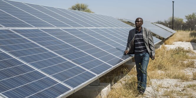 Solaranlage in Namibia