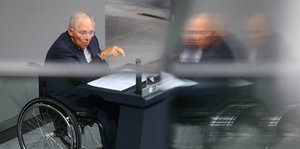 Schäuble im Bundestag