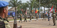 UN-Soldaten trainieren in Bangui
