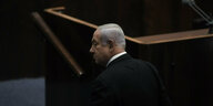 Netanjahu in der Knesset