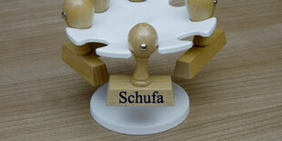 STempel mit Schufa Aufschrift