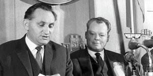 Egon Bahr und Willy Brandt