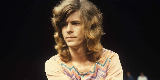 Portrait von David Bowie aus dem jahr 1971