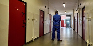 Ein Gefangener, der in der JVA Plötzensee eine Ersatzfreiheitsstrafe verbüsst