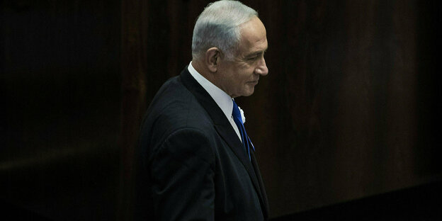 Portrait von Benjamin Netanjahu