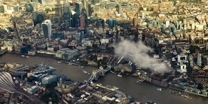 Luftbild der Stadt London