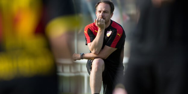 Stuttgarts Trainer Alexander Zorniger.