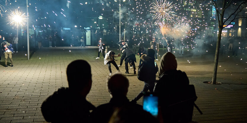 Kids zu Silvester in Aktion