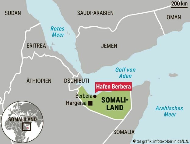 Karte von Somaliland