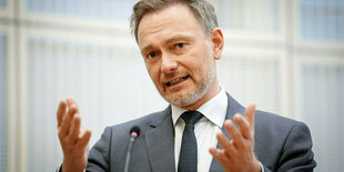 Portrait von Christian Lindner.