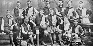 Mannschaftsfoto von den Karlsruher Kickers 1894