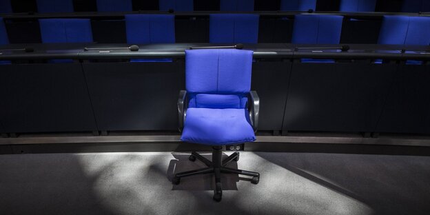 Stühle im Bundestag