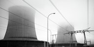 Kühltürme eines Atomkraftwerks