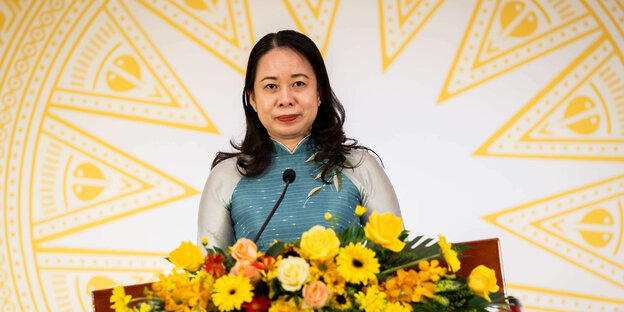 Vietnam's Vice President Vo Thi Anh Xuan