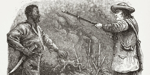 Historical account of the capture of rebellious slave Nat Turner