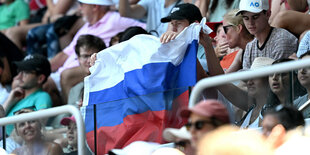 Fans bei den Tennis-Australian Open