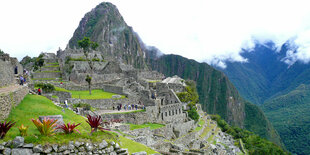 Blick auf Machu Picchu