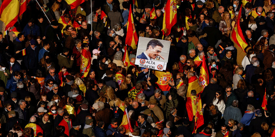 Proteste in Spanien: Rhetorik wie bei Franco