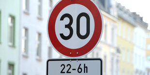 Tempo 30-Schild