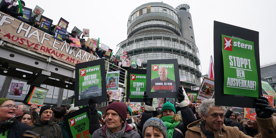Protest gegen Ausverkauf bei Gruner+Jahr: Das Flaggschiff wird abgewrackt