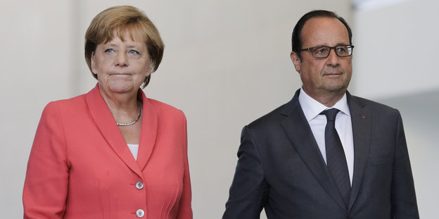 Angela Merkel und François Hollande