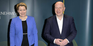 Franziska Giffey und Kai Wegner