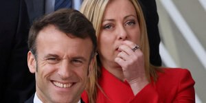 Emmanuel Macron und Giorgia Meloni