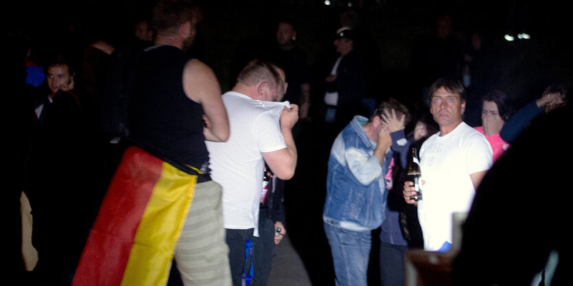 Neonazis in Heidenau