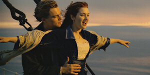 DiCaprio und Winslet in „­Titanic“