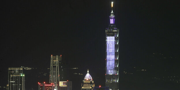 Skyline von Taipeh