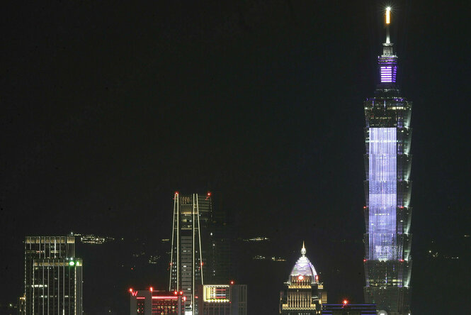 Skyline von Taipeh