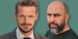 Die Kabarettisten Florian Schröder und Serdar Somuncu