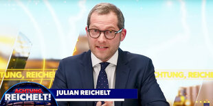 Screenshot aus "Achtung Reichelt", Julian Reichelt spricht