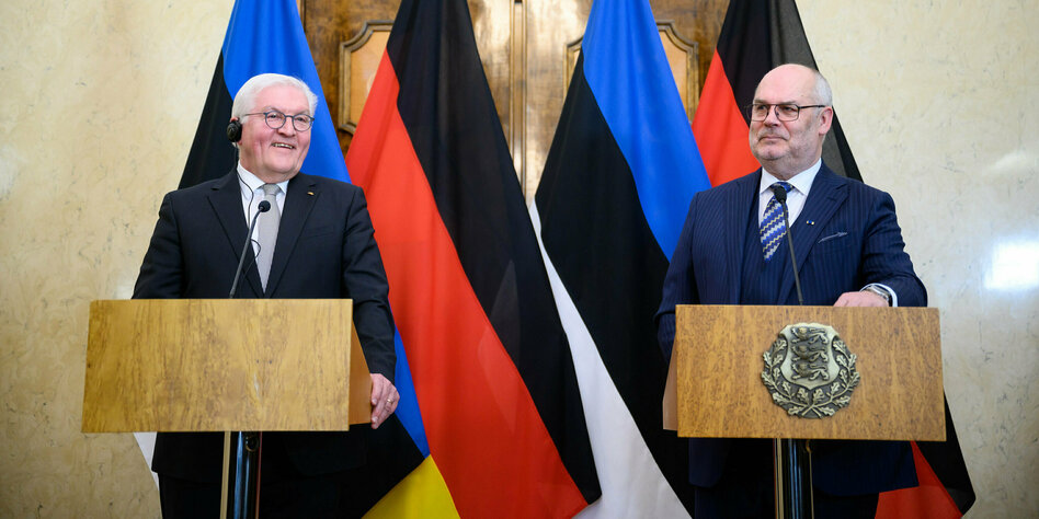 Federal President Steinmeier in Estonia: protection, solidarity and Eurofighter