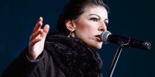 Die Politikerin Sahra Wagenknecht im Profil