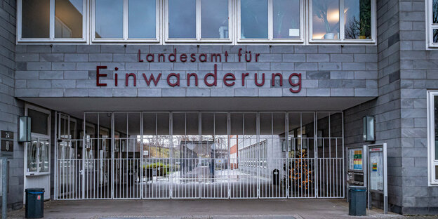 Eingangsbereich des Berliner Landesamts für Einwanderung