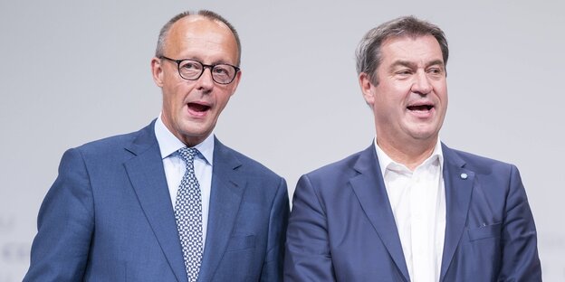 Friedrich merz und Markus Söder