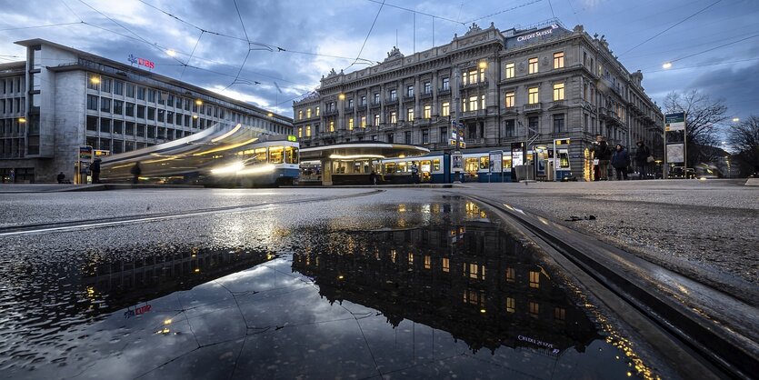 Der Züricher Paradeplatz